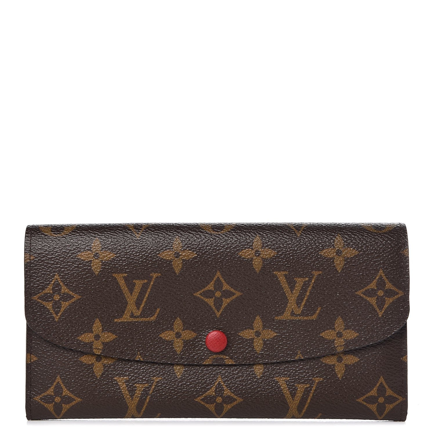 Louis Vuitton Monogram Emilie Wallet Red 1 of 6