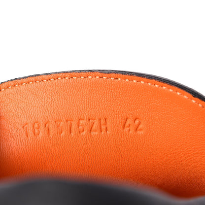 Hermes Mens Epsom Oscar Loafers 42 Black 8 of 18