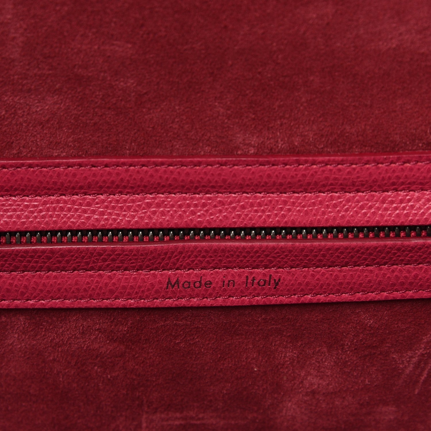 Celine Grained Calfskin Medium Phantom Luggage Fuchsia 6 of 8