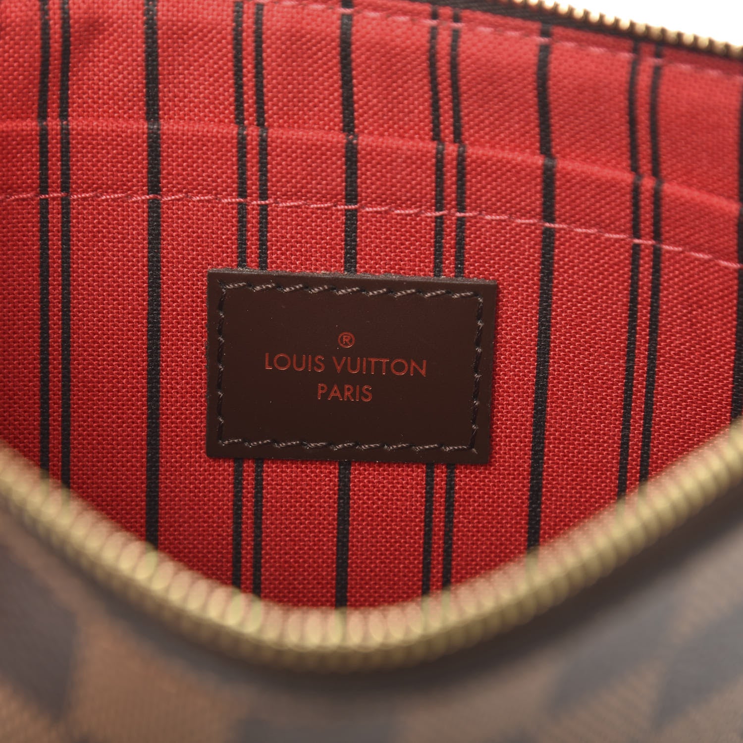 Louis Vuitton Damier Ebene Neverfull MM GM Pochette 6 of 7
