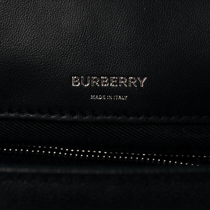 Burberry Grainy Calfskin Quilted Medium Lola Bag Black 5 of 16
