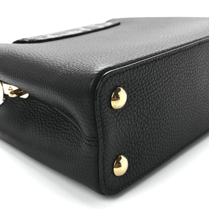 Louis Vuitton Taurillon Capucines Leopard BB Black 9 of 10