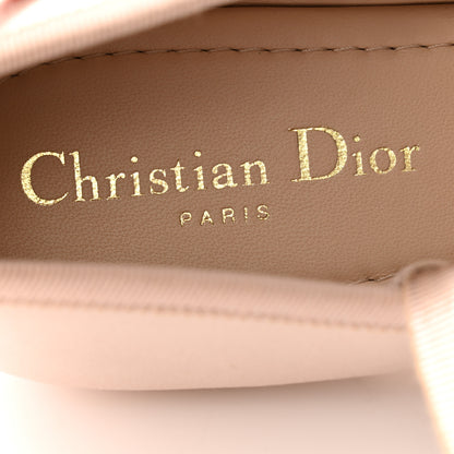 Christian Dior Satin Grosgrain D-Joy Ballet Flats 39 Beige Rose 6 of 9