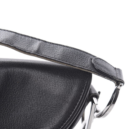 Christian Dior Calfskin Saddle Bag Black 14 of 16