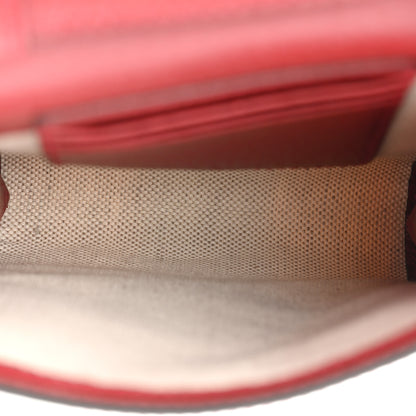 Gucci Canvas Marley Stripe Script Logo Mini Gucci 100 Crossbody Bag Red 5 of 12