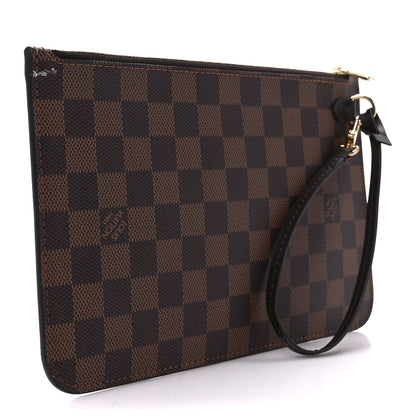 Louis Vuitton Damier Ebene Neverfull MM GM Pochette 3 of 10