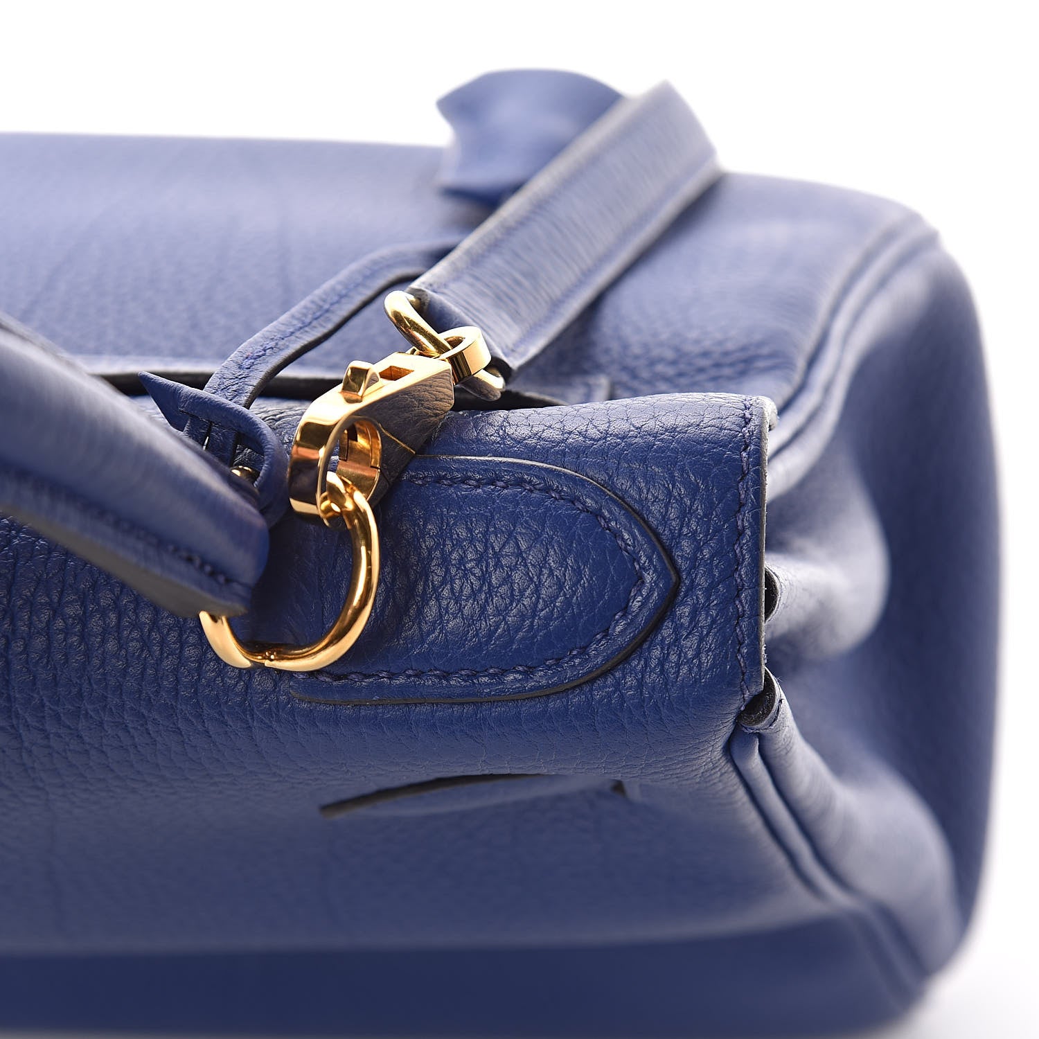 Hermes Togo Kelly Retourne 28 Bleu Electrique 31 of 37