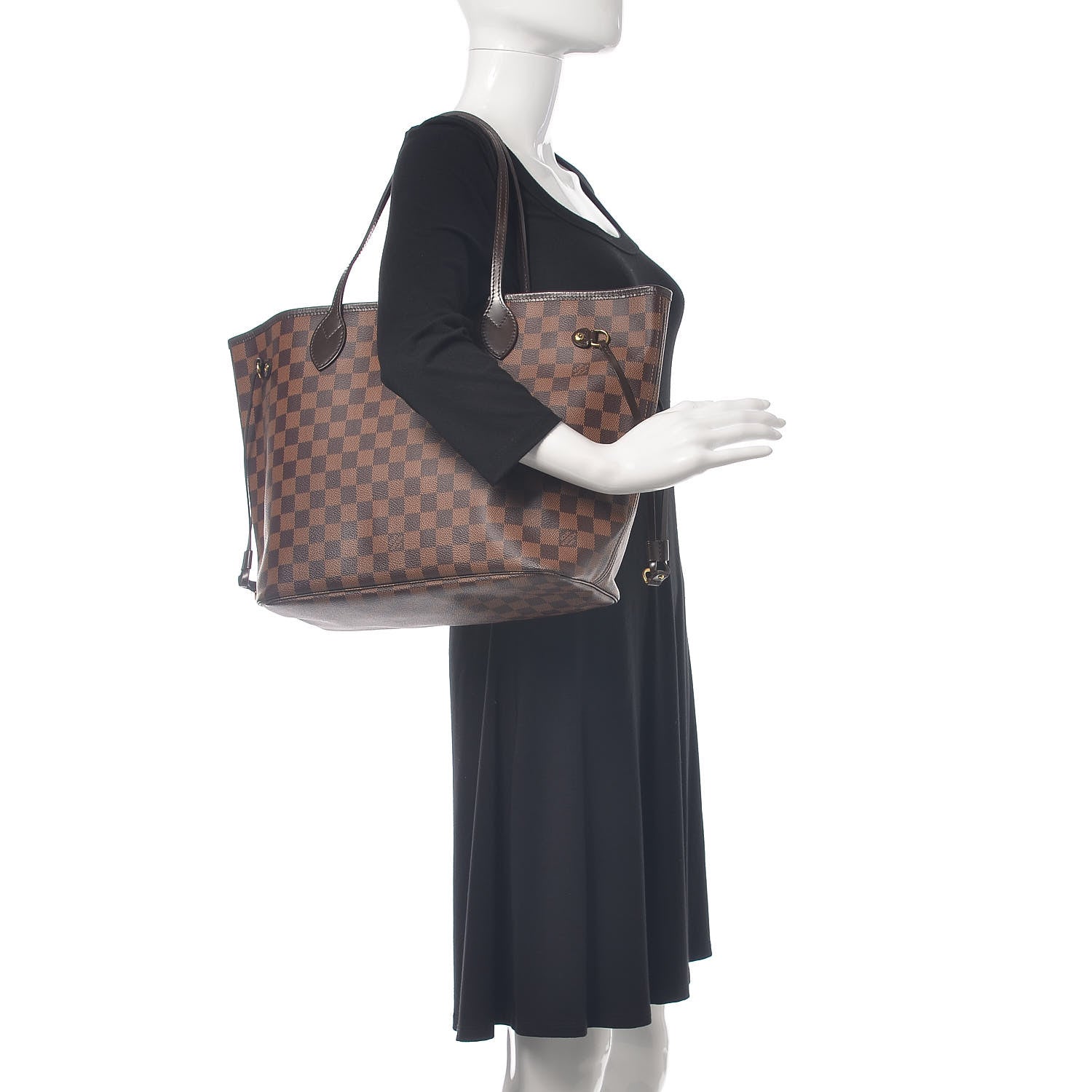 Louis Vuitton Damier Ebene Neo Neverfull MM 2 of 14