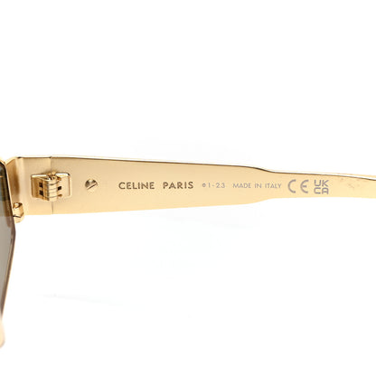 Celine Metal Triomphe 02 Sunglasses CL40254U Gold Green 5 of 6