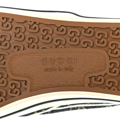 Gucci New Denim GG Monogram Mens 1977 Tennis Slip On Sneakers 9.5 Blue Tea Mystic White 6 of 10