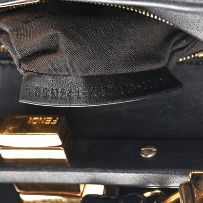 Fendi Nappa Mini Peekaboo Iconic Satchel Black 8 of 18