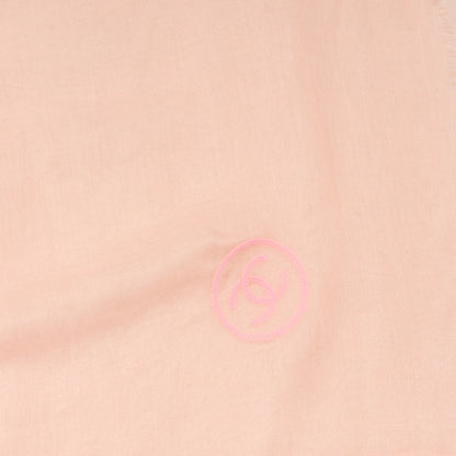 Chanel Modal Cashmere Sequins CC Scarf Rose Pale 5 of 5