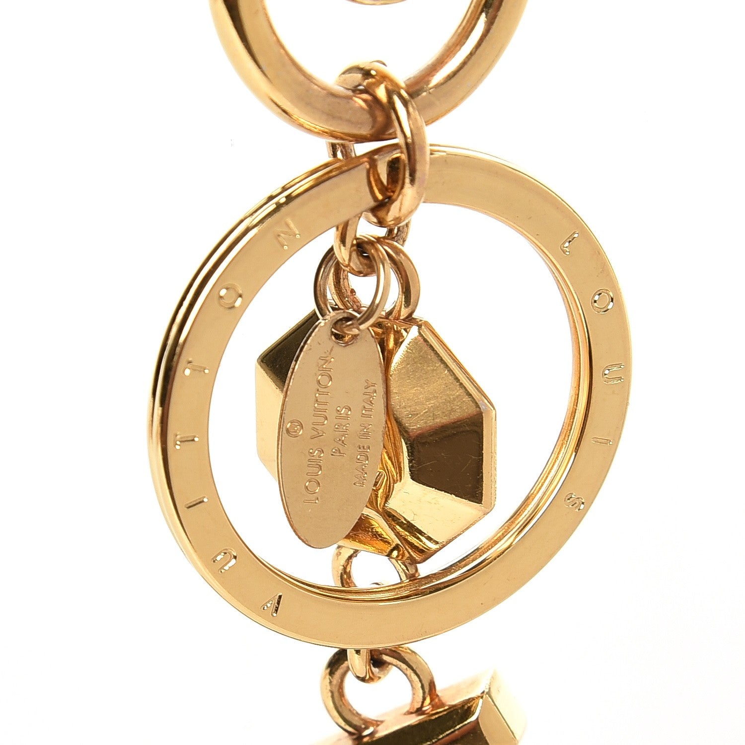 Louis Vuitton LV Facettes Key Holder Gold 3 of 3
