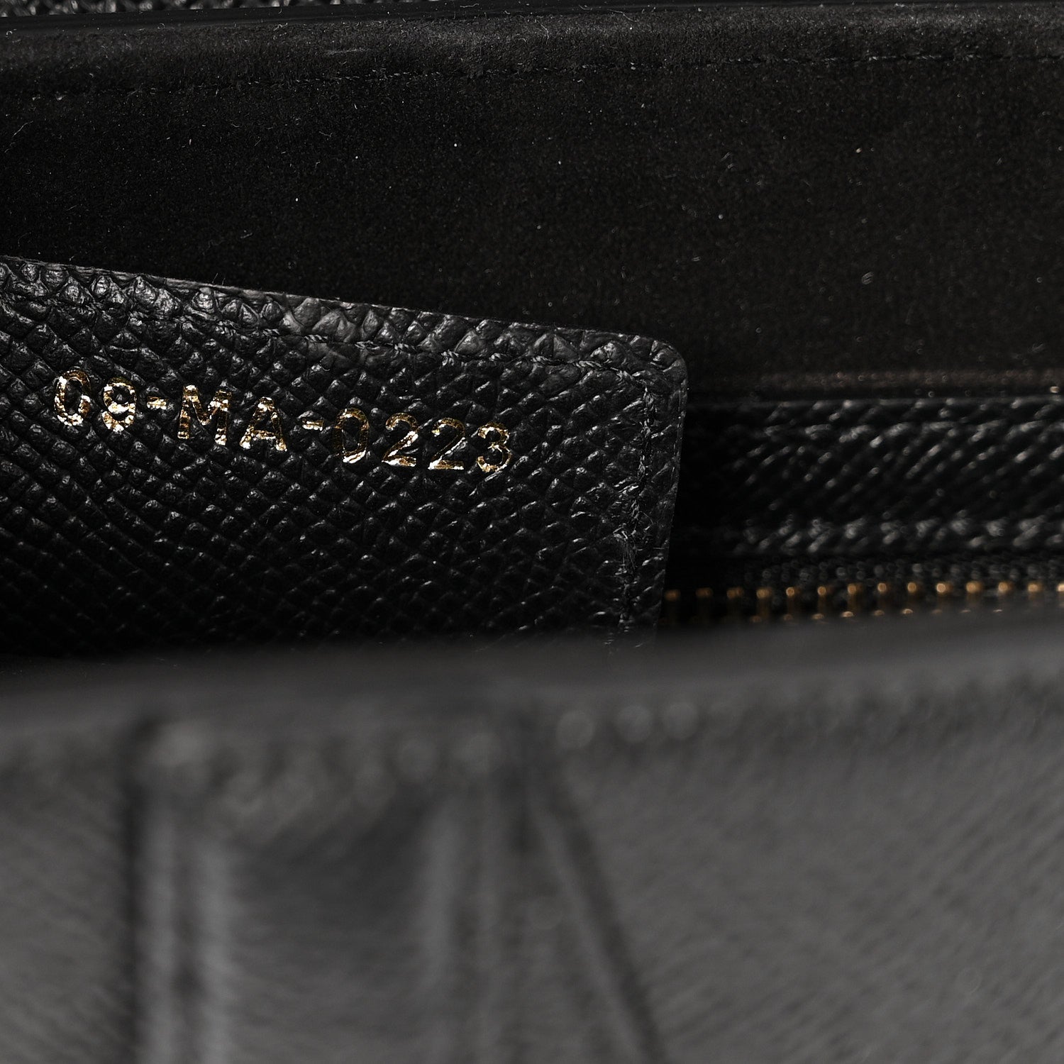 Christian Dior Grained Calfskin Saddle Bag With Strap Black 7 of 14