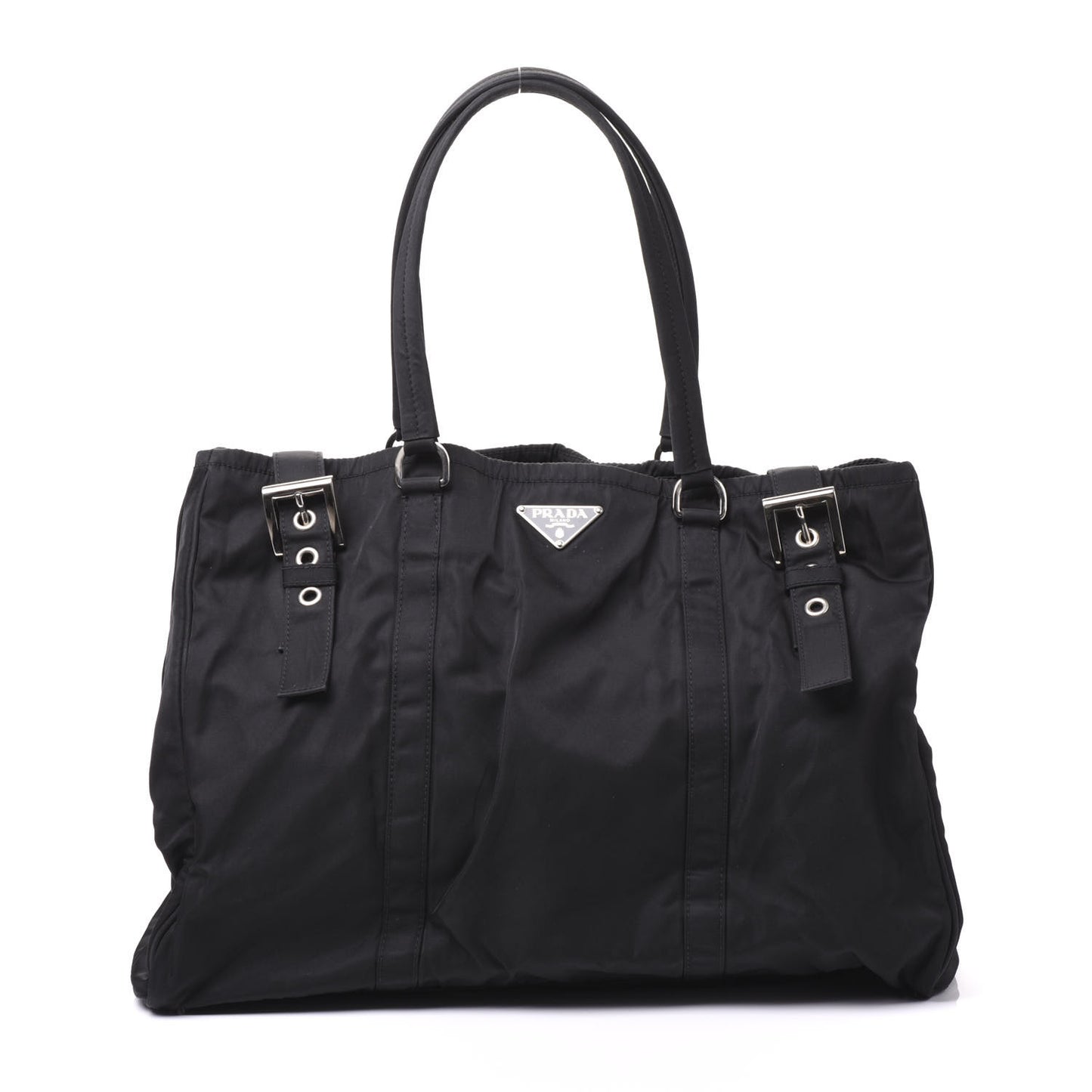 Nylon Tessuto Tote Black