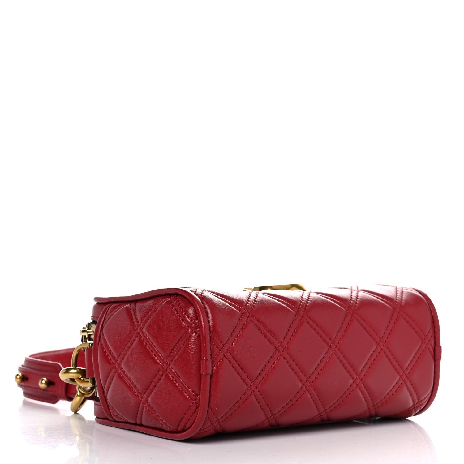 Marc Jacobs Calfskin Quilted The Softshot 21 Bag Red 4 of 11