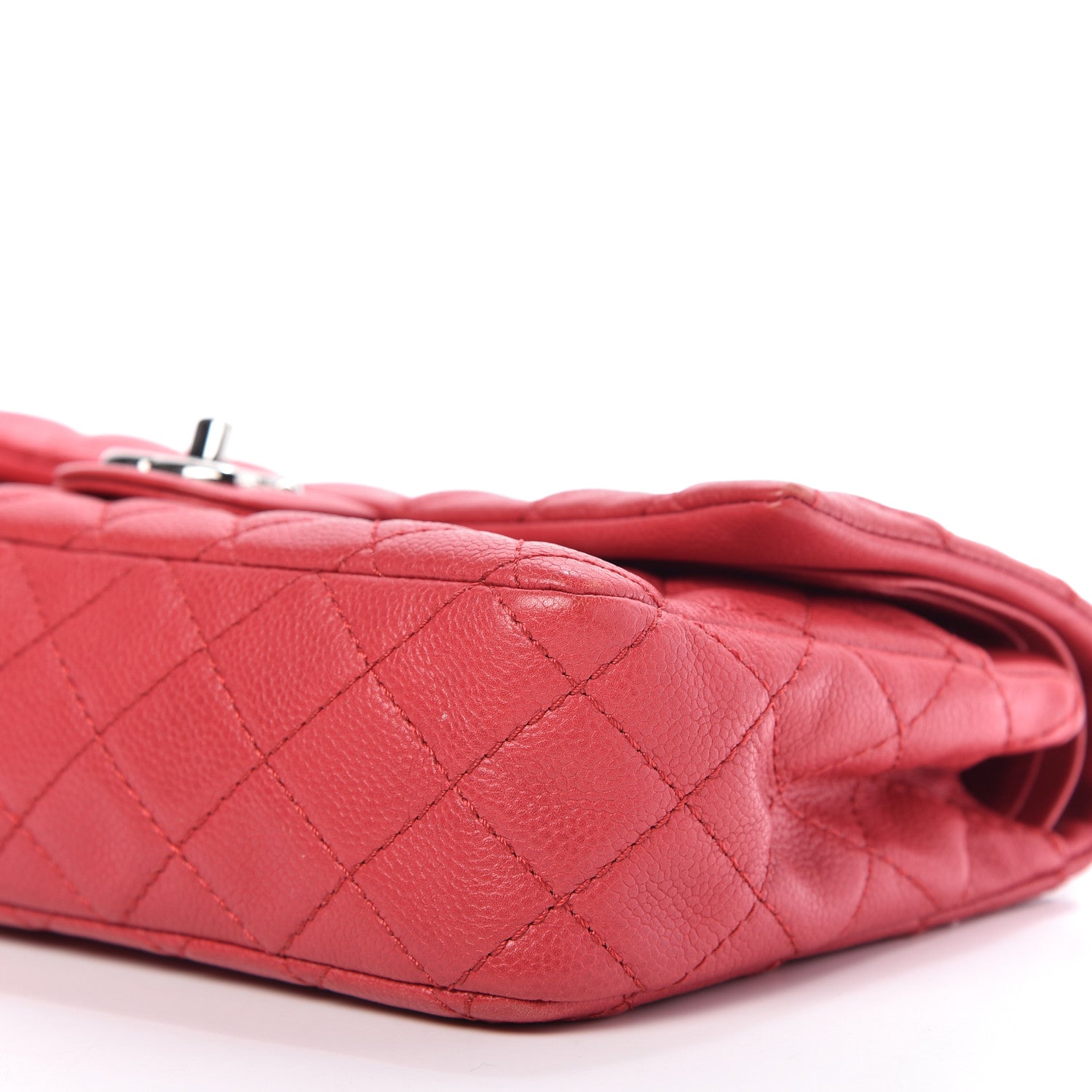 Chanel Caviar Quilted Medium Double Flap Red 7 of 11