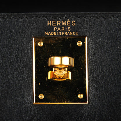Hermes Box Kelly Retourne 28 Black 21 of 21