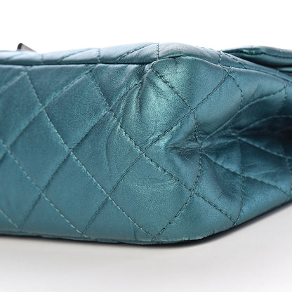 Chanel Metallic Calfskin Quilted 2.55 Reissue 227 Flap Turquoise 16 of 17