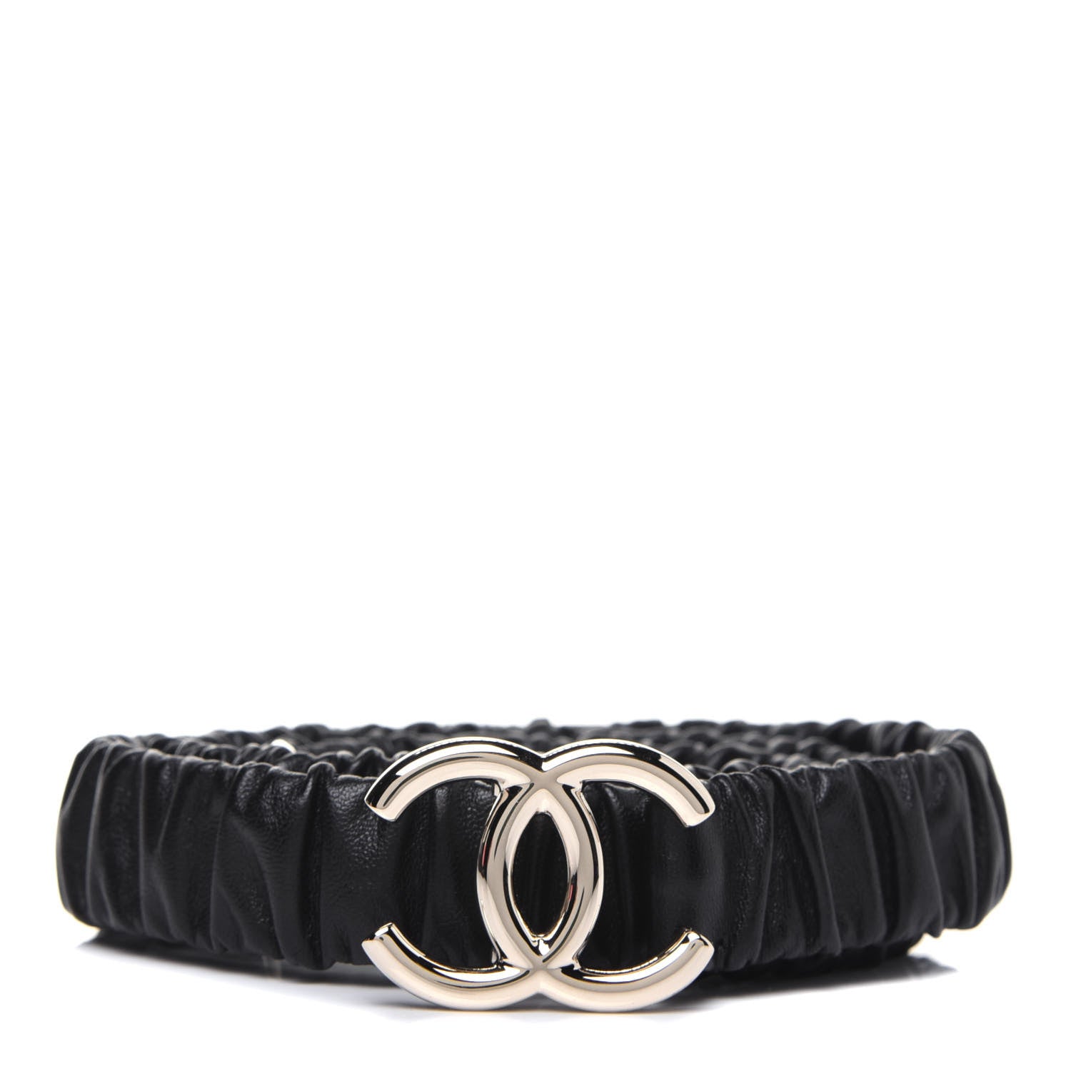 Chanel Calfskin CC Belt 85 34 Black 1 of 5
