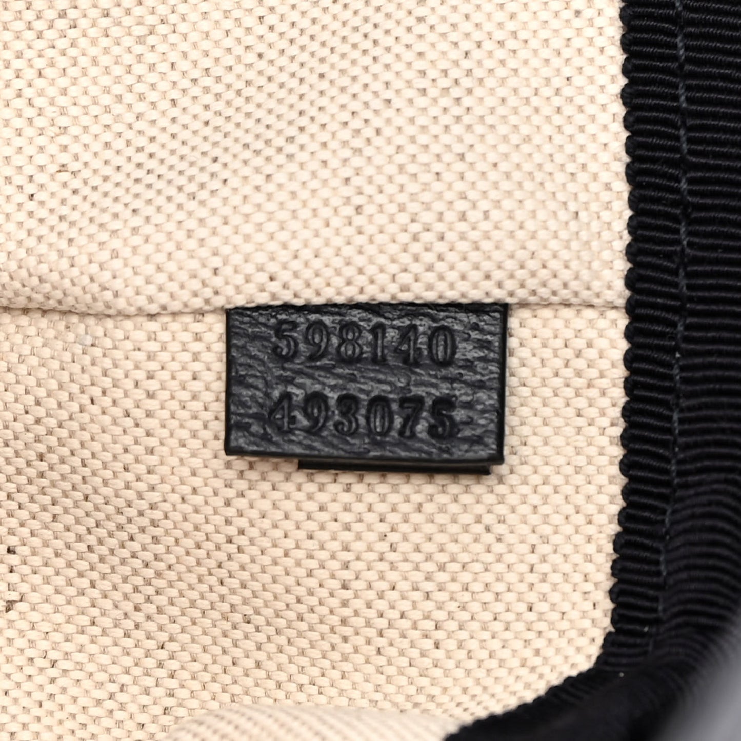 GG Supreme Monogram Textured Dollar Calfskin Medium Double Buckle Backpack Blue Dark Blue Black