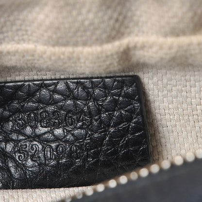 Gucci Pebbled Calfskin Small Soho Disco Bag Black 7 of 7