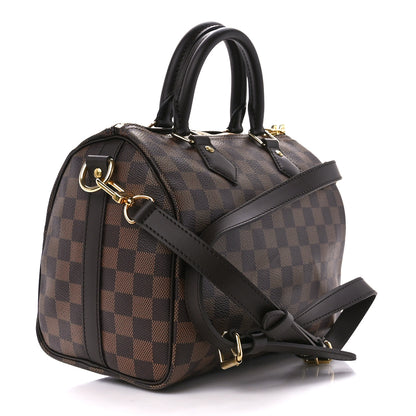 Louis Vuitton Damier Ebene Speedy Bandouliere 25 3 of 14