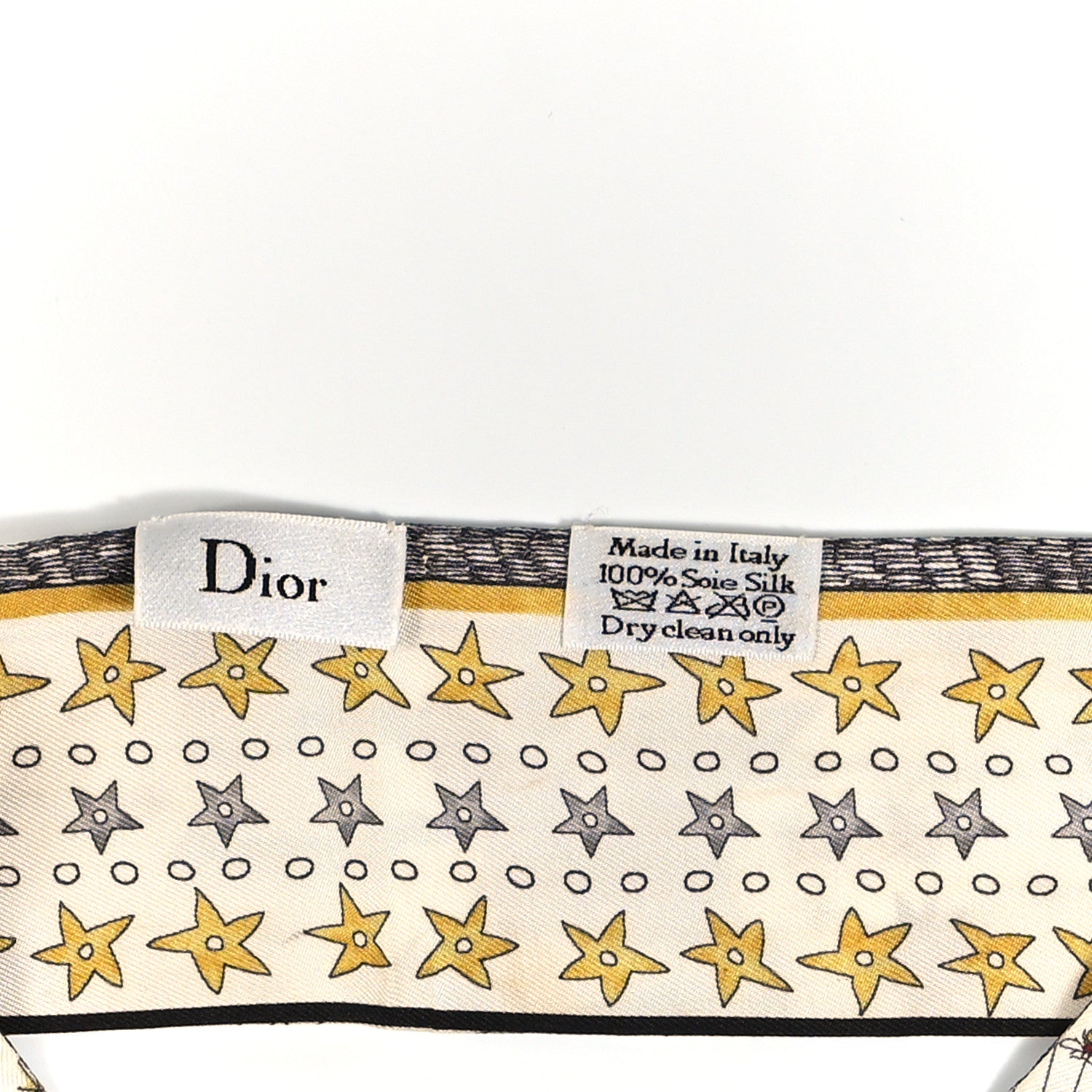 Christian Dior Silk L'Etoile Mitzah Scarf 3 of 4