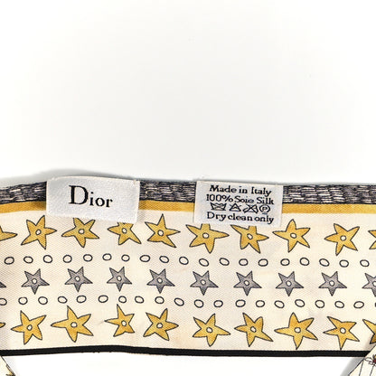 Christian Dior Silk L'Etoile Mitzah Scarf 3 of 4