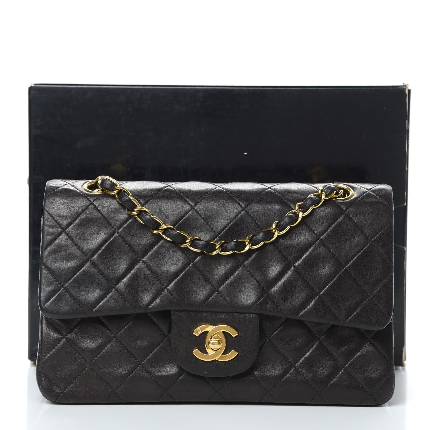 Chanel Lambskin Quilted Small Double Flap Black 21 of 21
