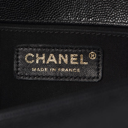 Chanel Caviar Quilted Medium Boy Flap Black 6 of 15