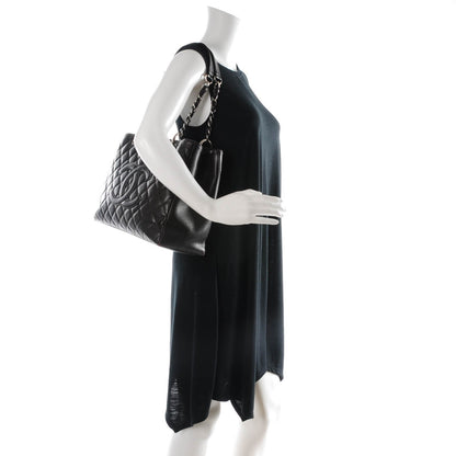 Chanel Caviar Quilted Grand Shopping Tote GST Dark Brown 2 of 8
