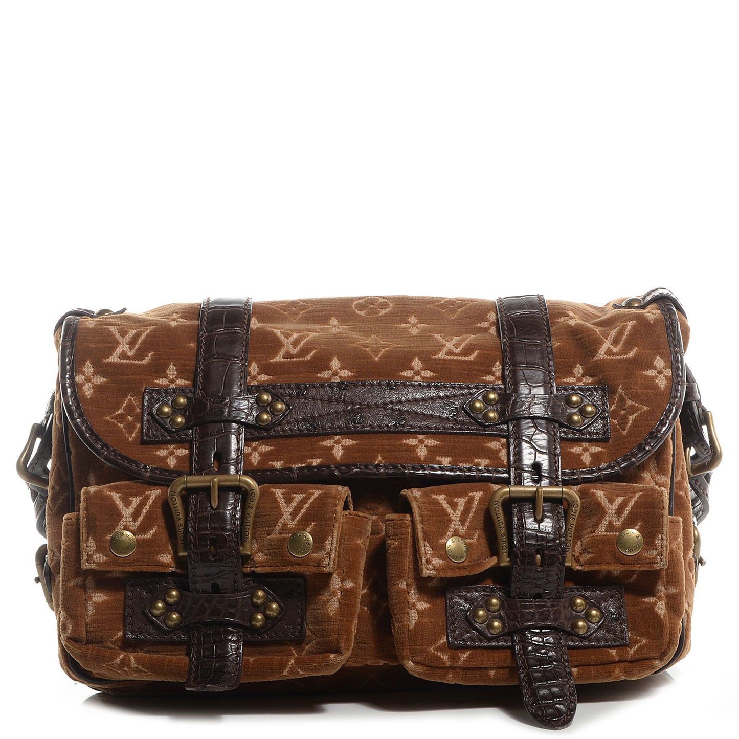 Monogram Velours Clyde Brown