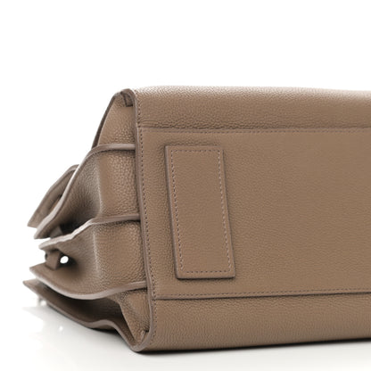 Saint Laurent Grained Calfskin Small Supple Sac De Jour Dark Beige 8 of 12