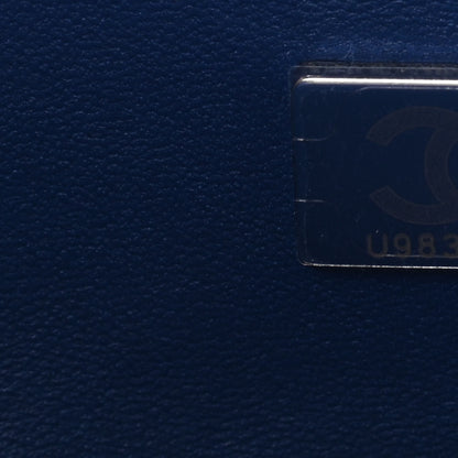 Chanel Caviar Quilted Small Double Flap Blue 6 of 8
