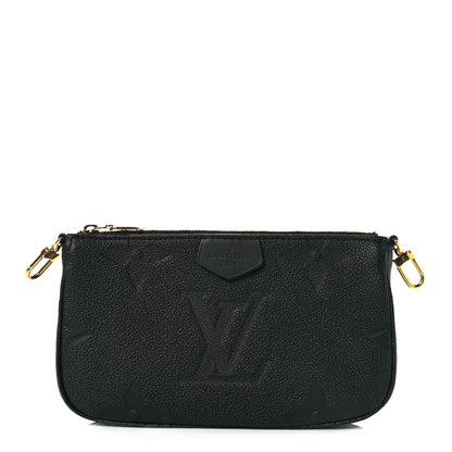 Louis Vuitton Empreinte Monogram Giant Multi Pochette Accessories Mini Pochette Black 1 of 7