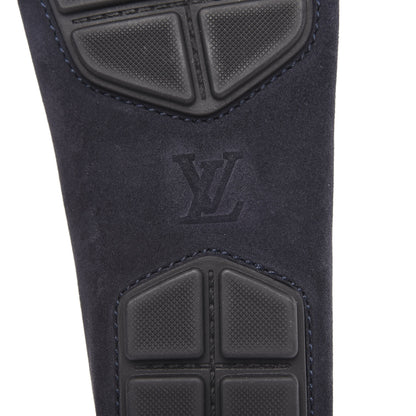 Louis Vuitton Suede Racetrack Moccasin Loafers 9.5 Marine 7 of 9