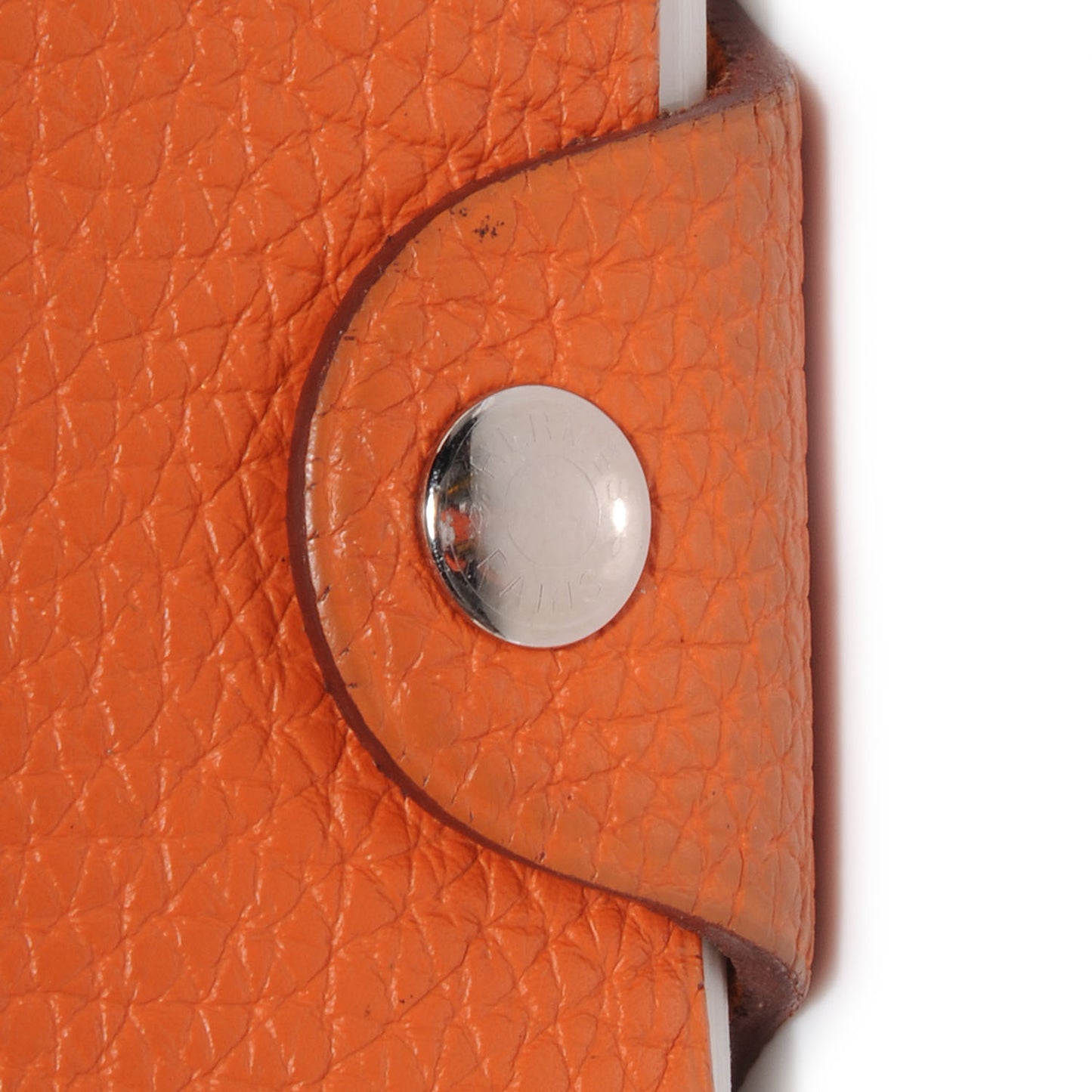 Taurillon Clemence Ulysse PM Notebook Cover Orange