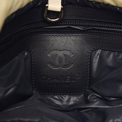 Chanel Nylon Quilted Small Coco Cocoon Reversible Tote White 6 of 13