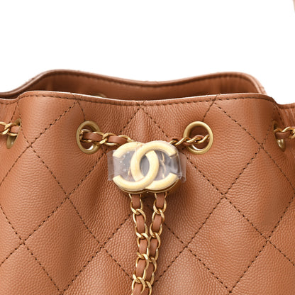 Chanel Caviar Quilted Small Chanel 25 Handbag Brown 8 of 11
