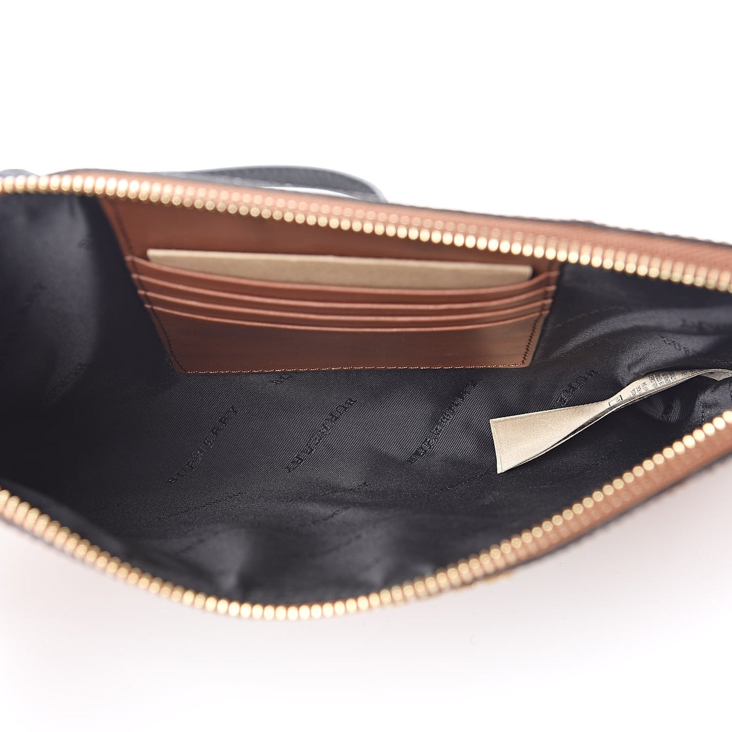 Haymarket Check Peyton Crossbody Clutch Bag Toffee