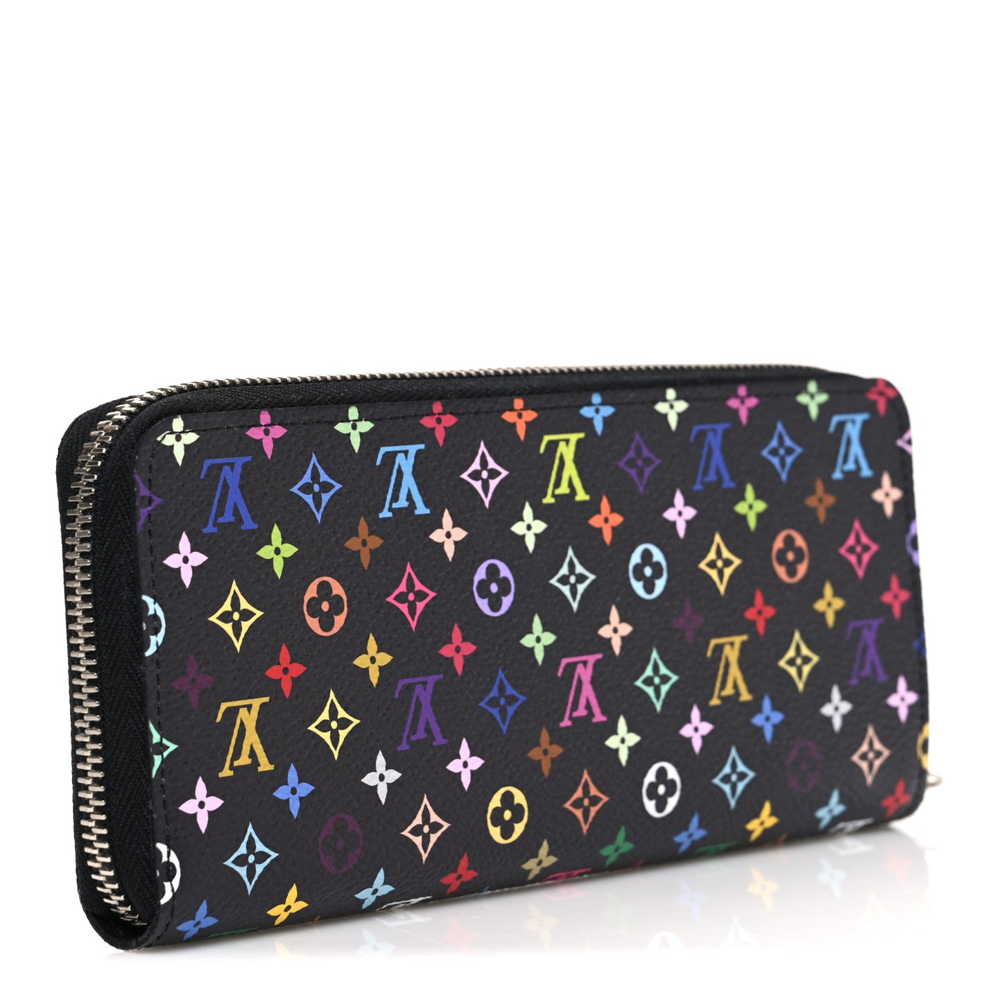 LV X TM Monogram Multicolor Clemence Wallet Black