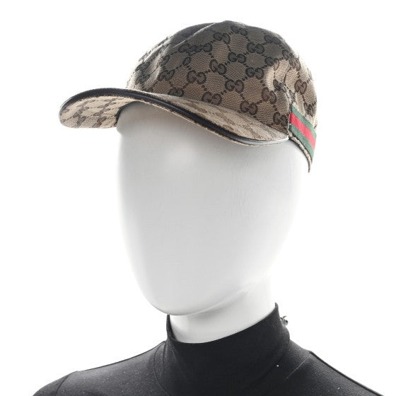 Monogram Web Baseball Hat L Beige Cocoa