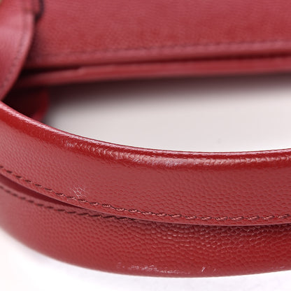Chanel Caviar Small Studded Deauville Tote Red 10 of 18