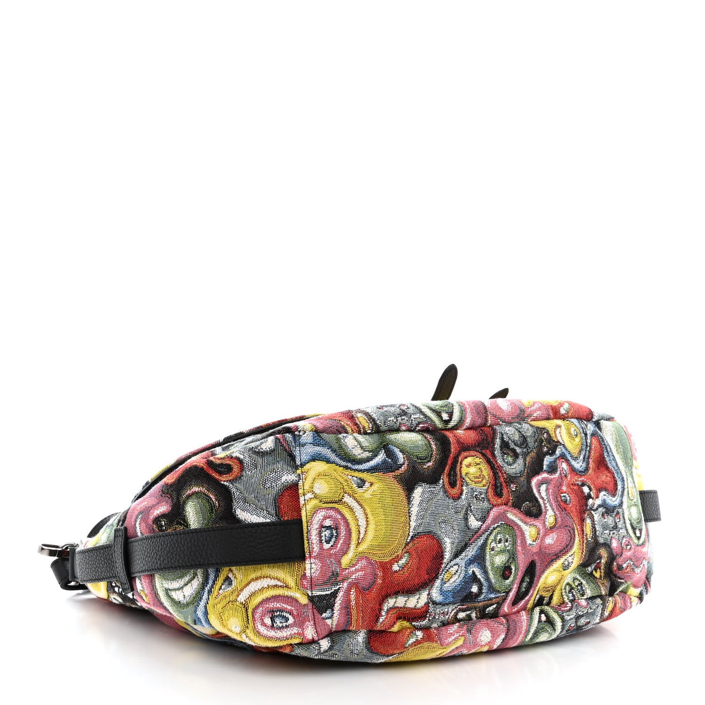 X KENNY SCHARF Jacquard Printed Soft Saddle Bag Multicolor