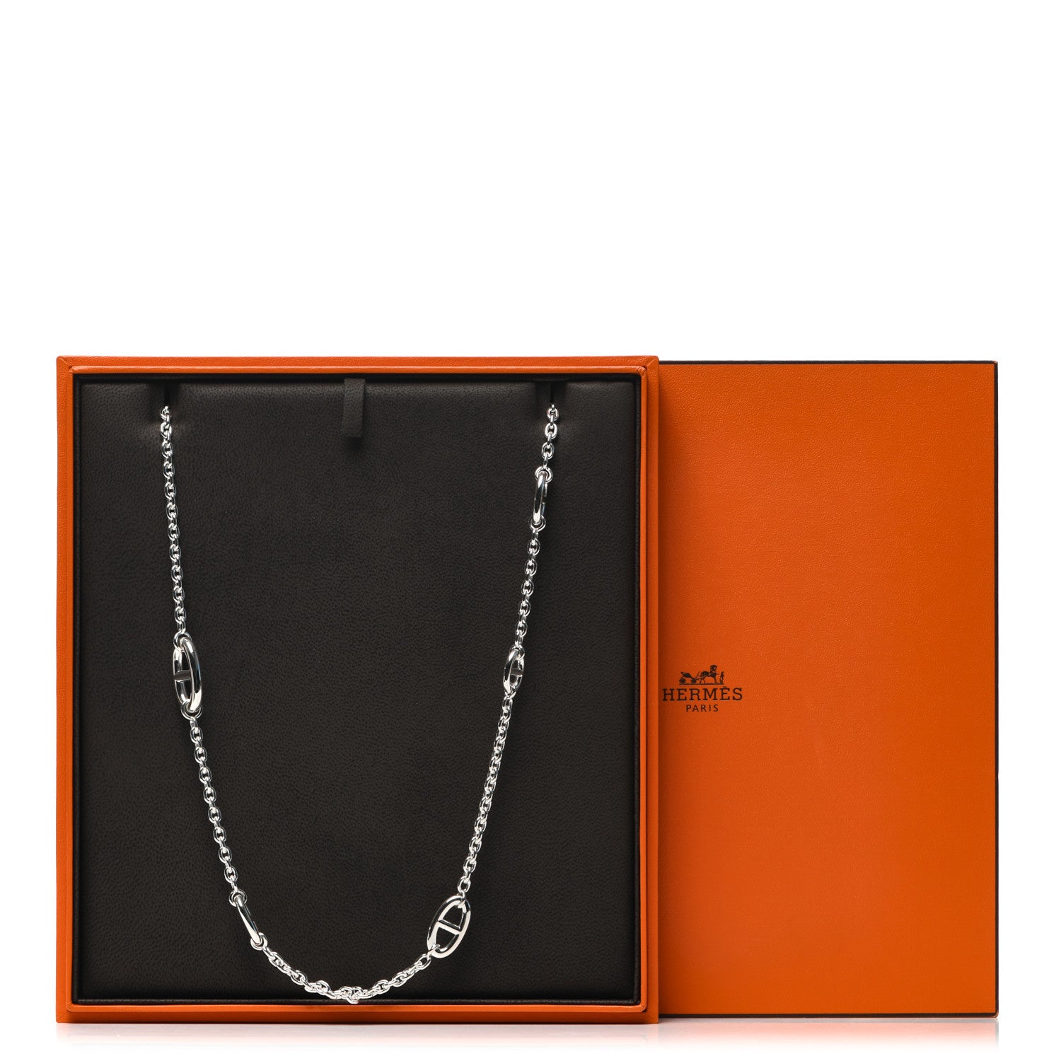 Hermes Sterling Silver Farandole Necklace 120 5 of 5