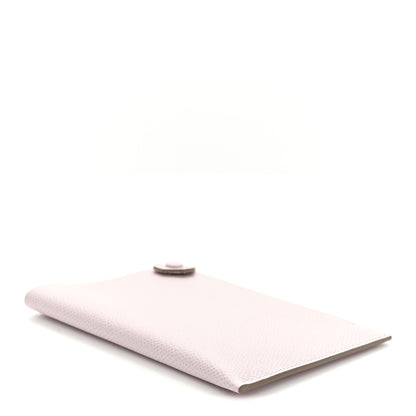 Hermes Epsom Tarmac Passport Holder Mauve Pale 4 of 7