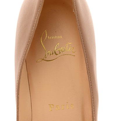 Christian Louboutin Nappa Apostrophy 100 Pumps 36.5 Nude 7 of 8