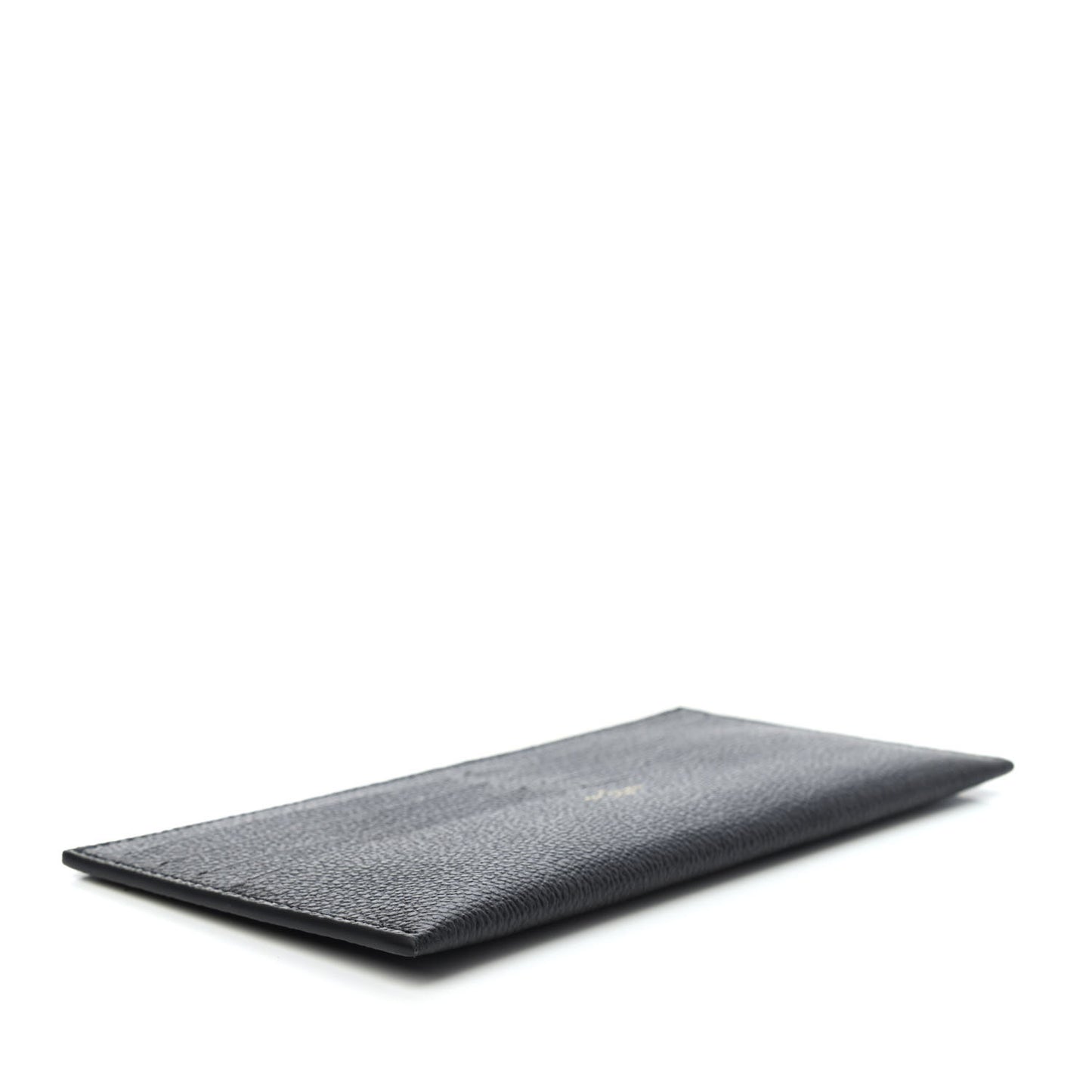 Calfskin Felicie Chain Wallet Card Holder Insert Black