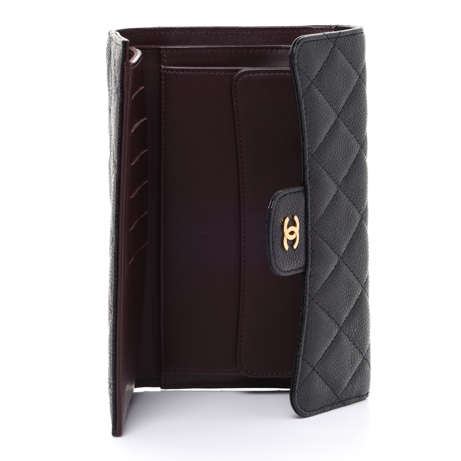 Chanel Caviar Quilted Large Flap Wallet Black 5 of 14